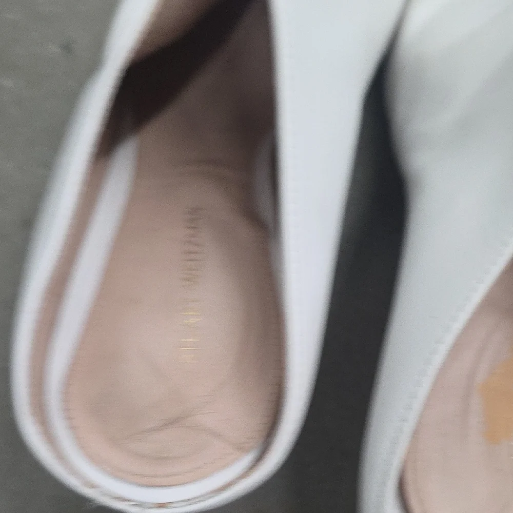 Stuart Weitzman Elegant White Women's Shoes - Picture 9 of 13